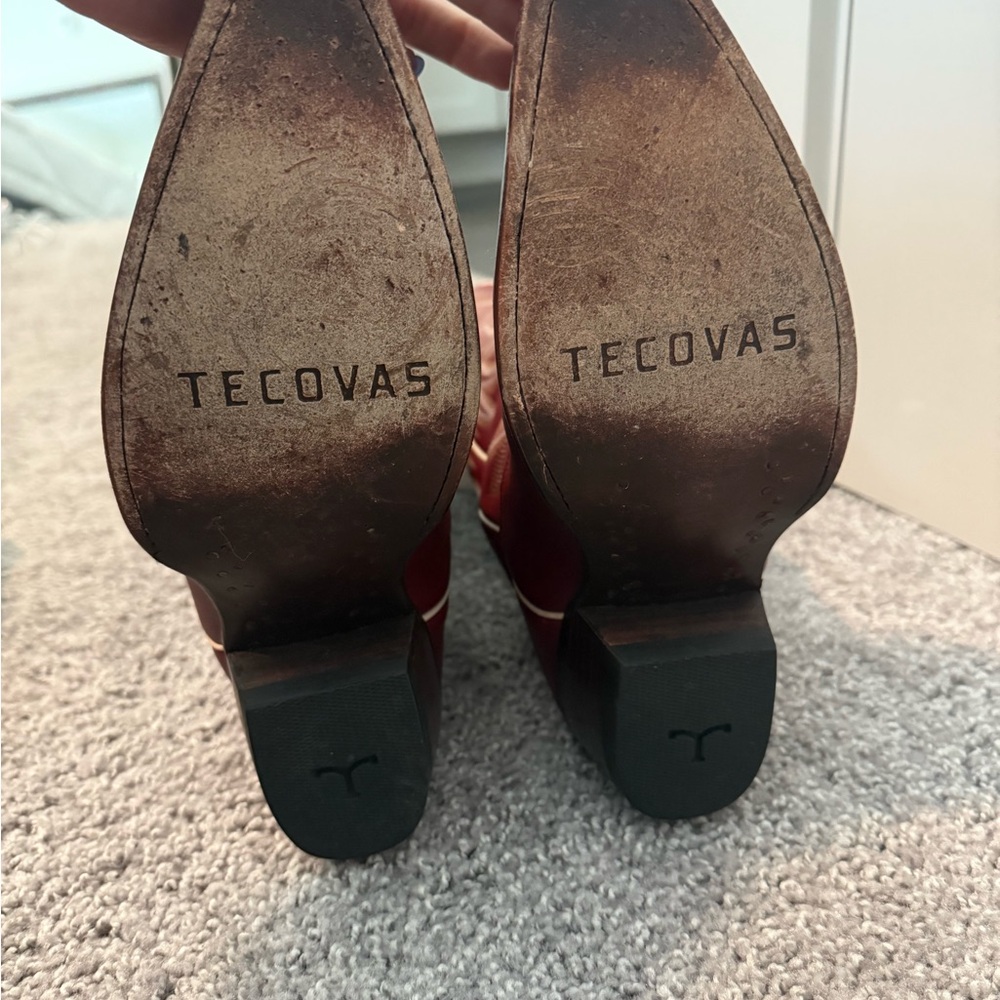 Tecovas Annie Scarlet Western Boots - Picture 8 of 11